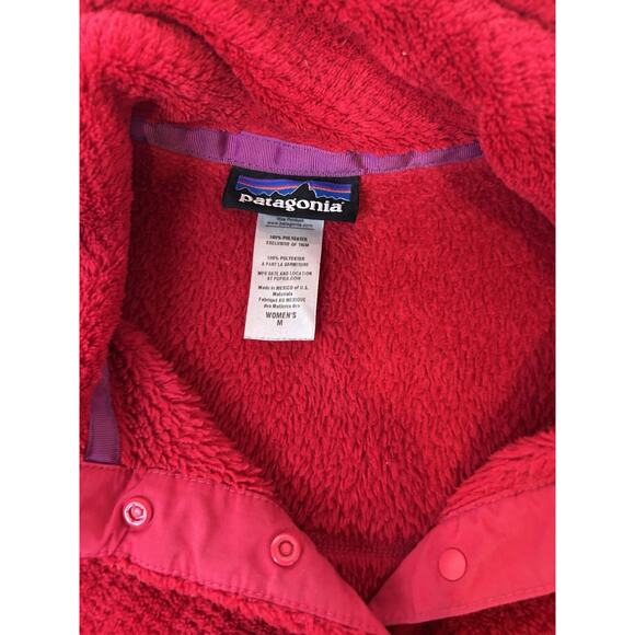 Patagonia Sweater Womens Medium Pink Fleece Snap-T Pullover. Soft & Comfortable - Picture 3 of 14